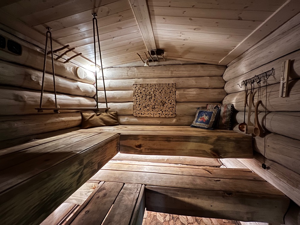 metsakuurort vene saun lõõgastav